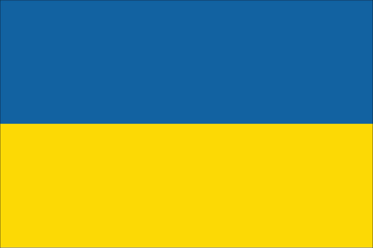 Flagge Ukraine 80 g/m²