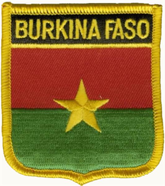Wappenaufnäher Burkina Faso