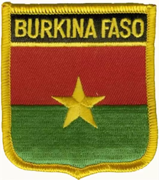 Wappenaufnäher Burkina Faso
