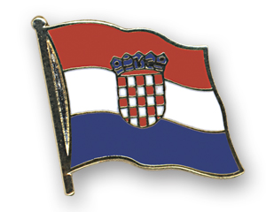 Flaggenpin Kroatien