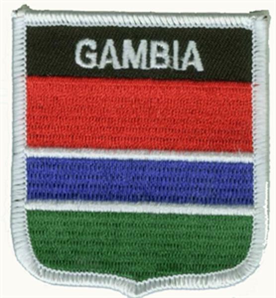 Flaggenaufnäher Gambia