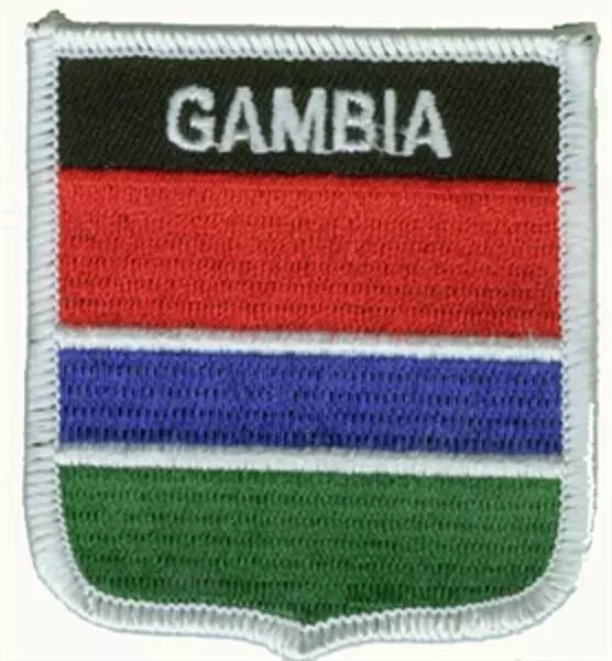 Wappenaufnäher Gambia