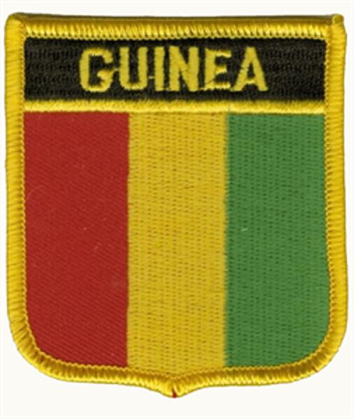 Flaggenaufnäher Guinea