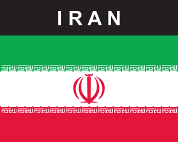 Flaggenaufkleber Iran