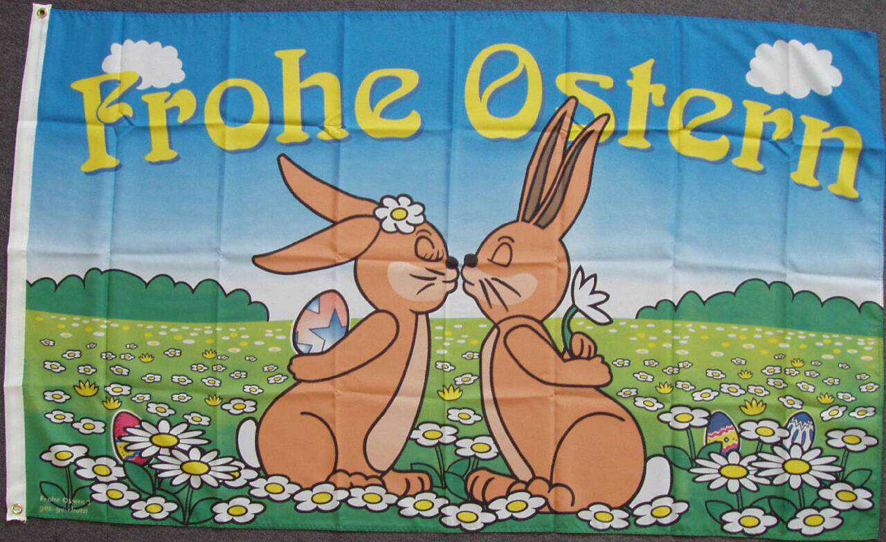 Flagge Frohe Ostern 3