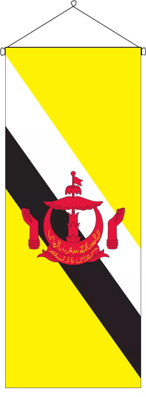 Flaggenbanner Brunei