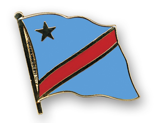 Flaggenpin Demokratische Republik Kongo