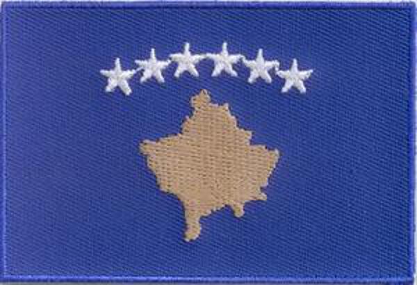 Flaggenaufnäher Kosovo