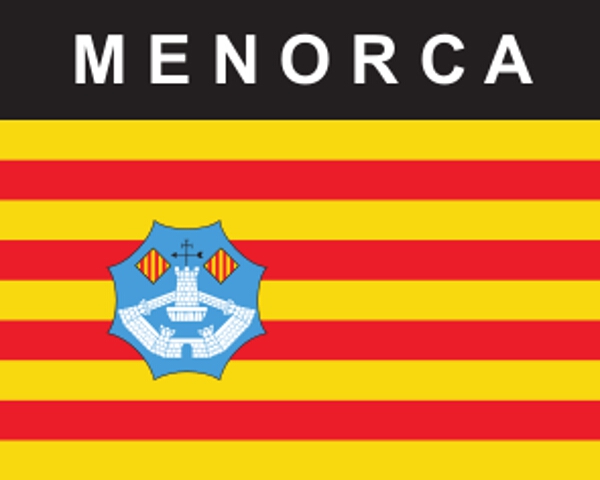 Flaggenaufkleber Menorca