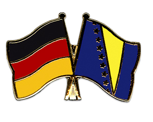 Freundschaftspin Deutschland Bosnien-Herzegowina