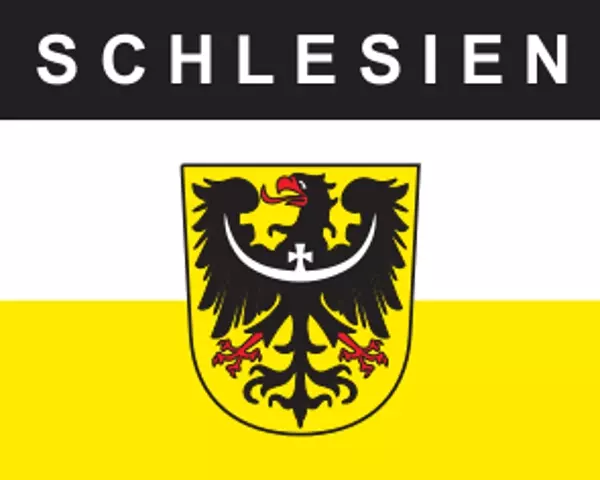 Flaggenaufkleber Schlesien