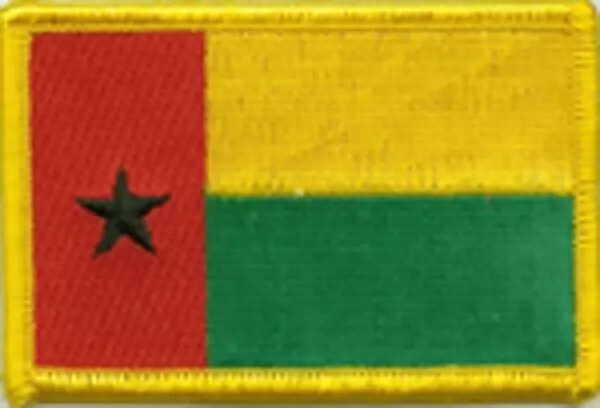 Flaggenaufnäher Guinea-Bissau