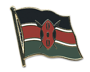 Flaggenpin Kenia