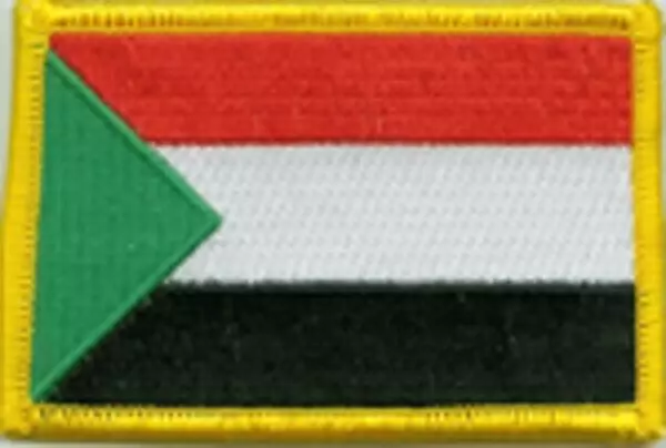 Flaggenaufnäher Sudan