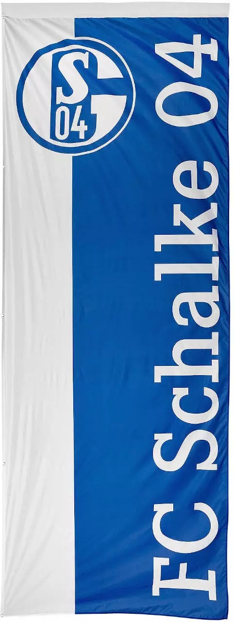 FC Schalke 04 Flagge Blau Weiß