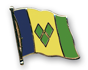 Flaggenpin St. Vincent und die Grenadinen