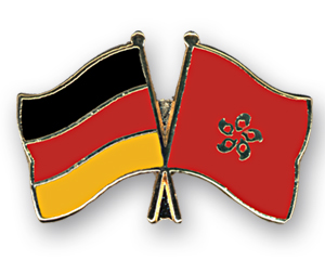 Freundschaftspin Deutschland Hongkong