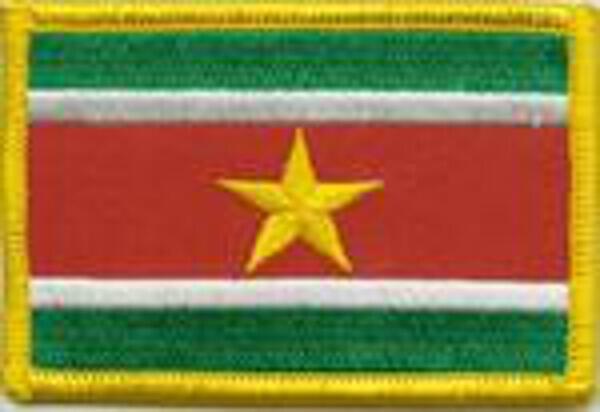 Flaggenaufnäher Surinam