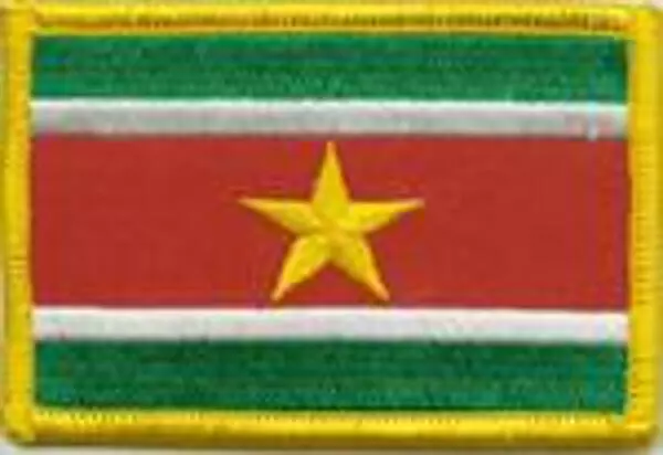 Flaggenaufnäher Surinam