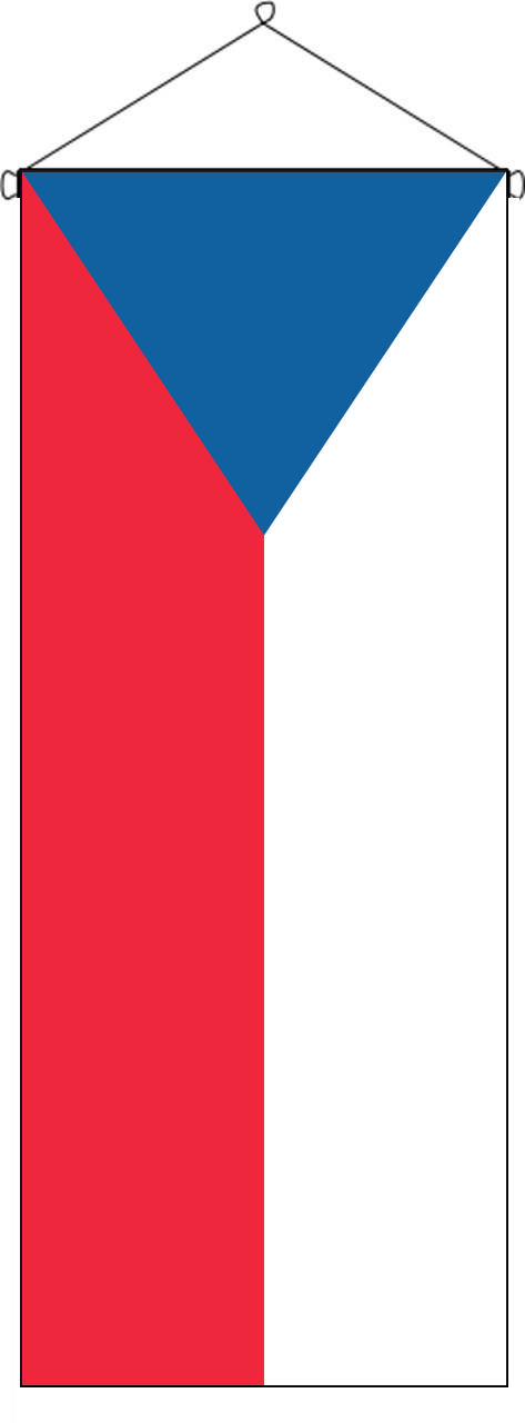 Flaggenbanner Tschechien