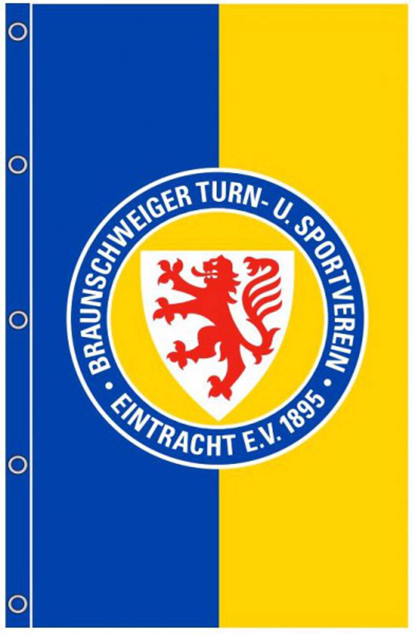Eintracht Braunschweig Hissflagge Logo Hochformat