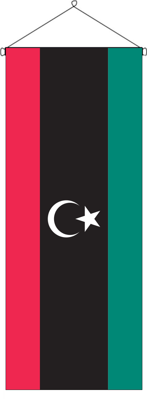 Flaggenbanner Libyen
