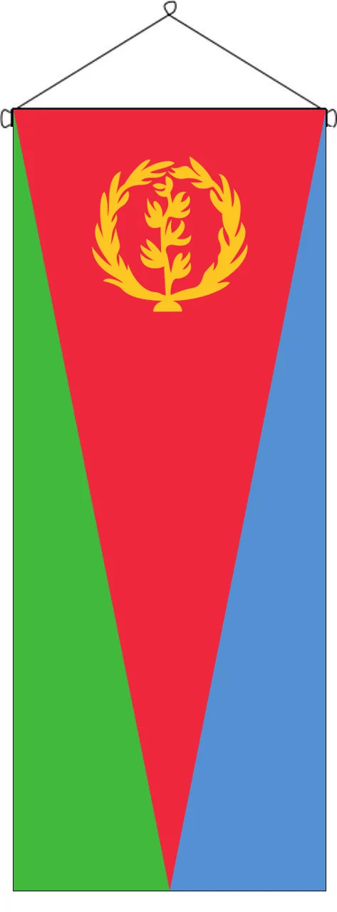 Flaggenbanner Eritrea
