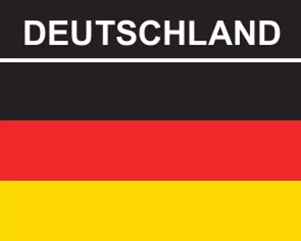 Flaggenaufkleber Deutschland