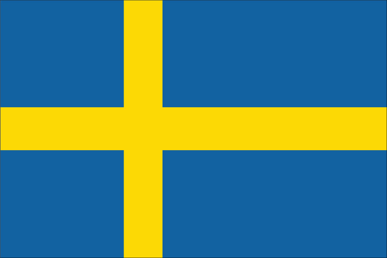 Fahne Schweden 30 x 45 cm Flagge 