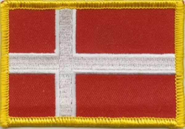 Flaggenaufnäher Dänemark
