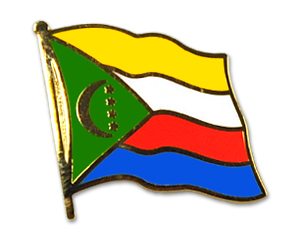 Flaggenpin Komoren