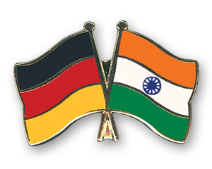 Freundschaftspin Deutschland Indien
