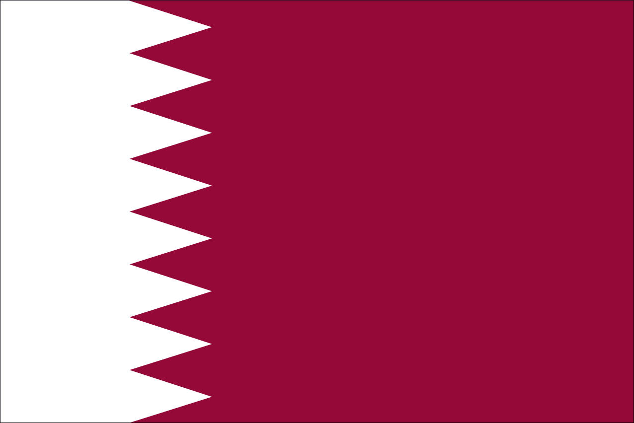 Flagge Katar 80 g/m²