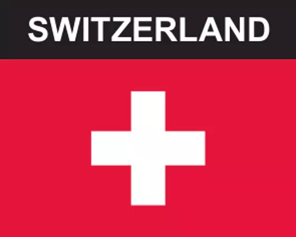 Flaggenaufkleber Schweiz