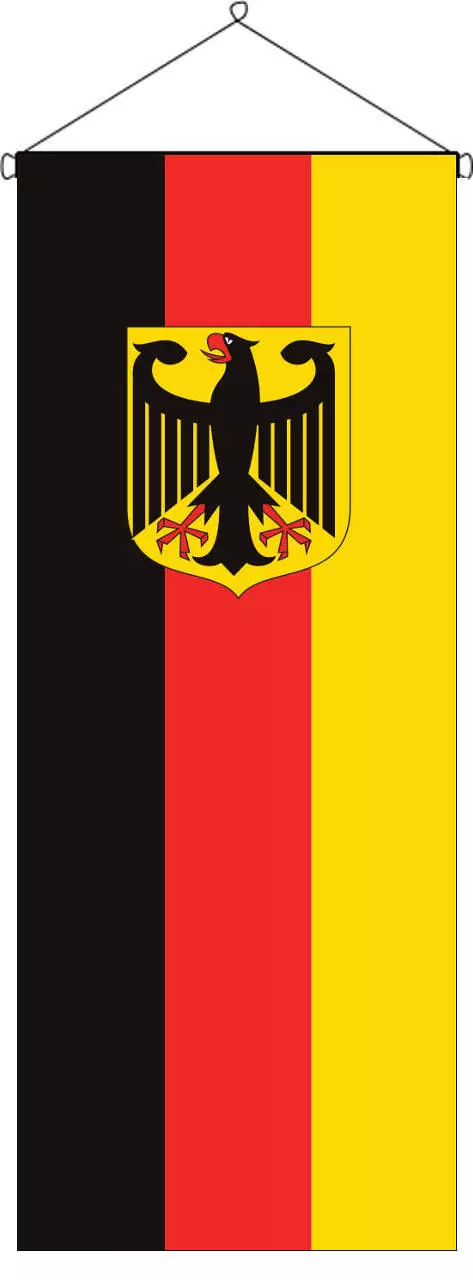 Flaggenbanner Deutschland mit Adler