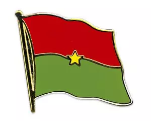 Flaggenpin Burkina Faso