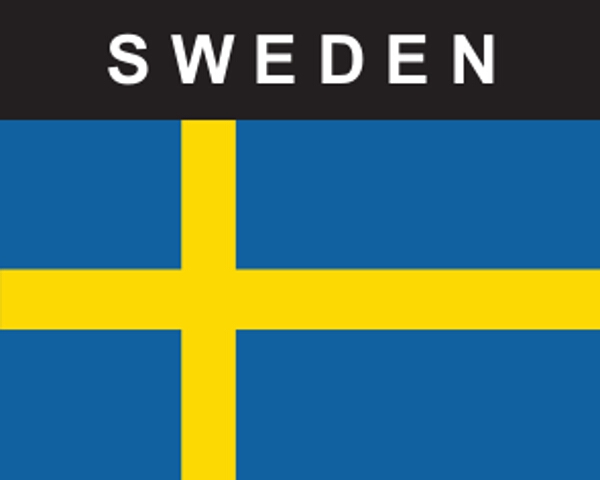 Flaggenaufkleber Schweden