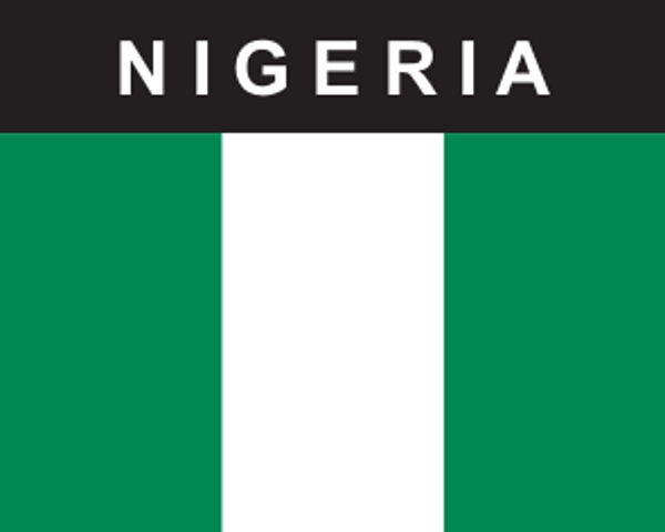 Flaggenaufkleber Nigeria