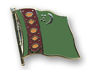 Flaggenpin Turkmenistan