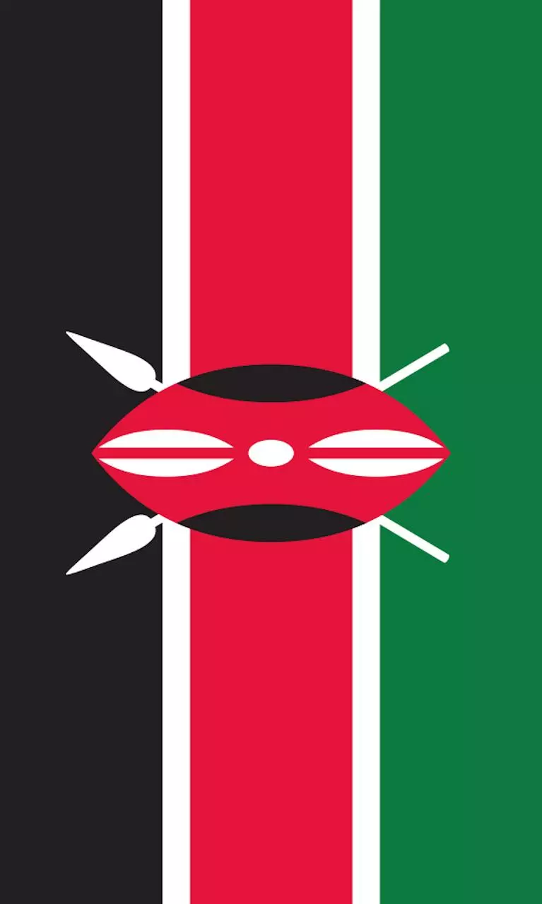 Tischbanner Kenia
