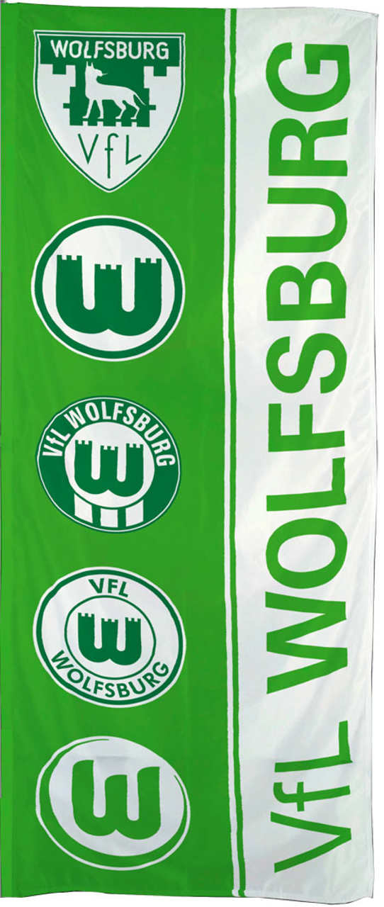 VfL Wolfsburg Flagge Logo Historie