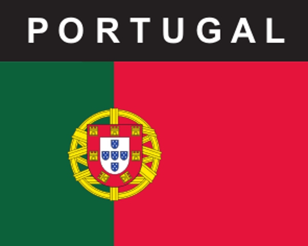 Flaggenaufkleber Portugal