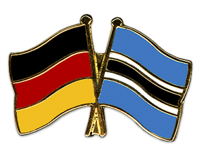 Freundschaftspin Deutschland Botswana