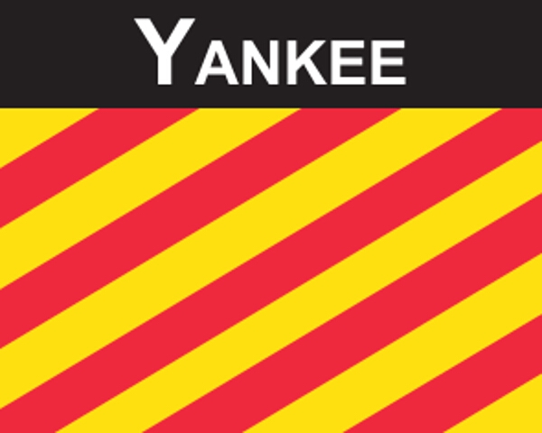 Flaggenaufkleber Yankee
