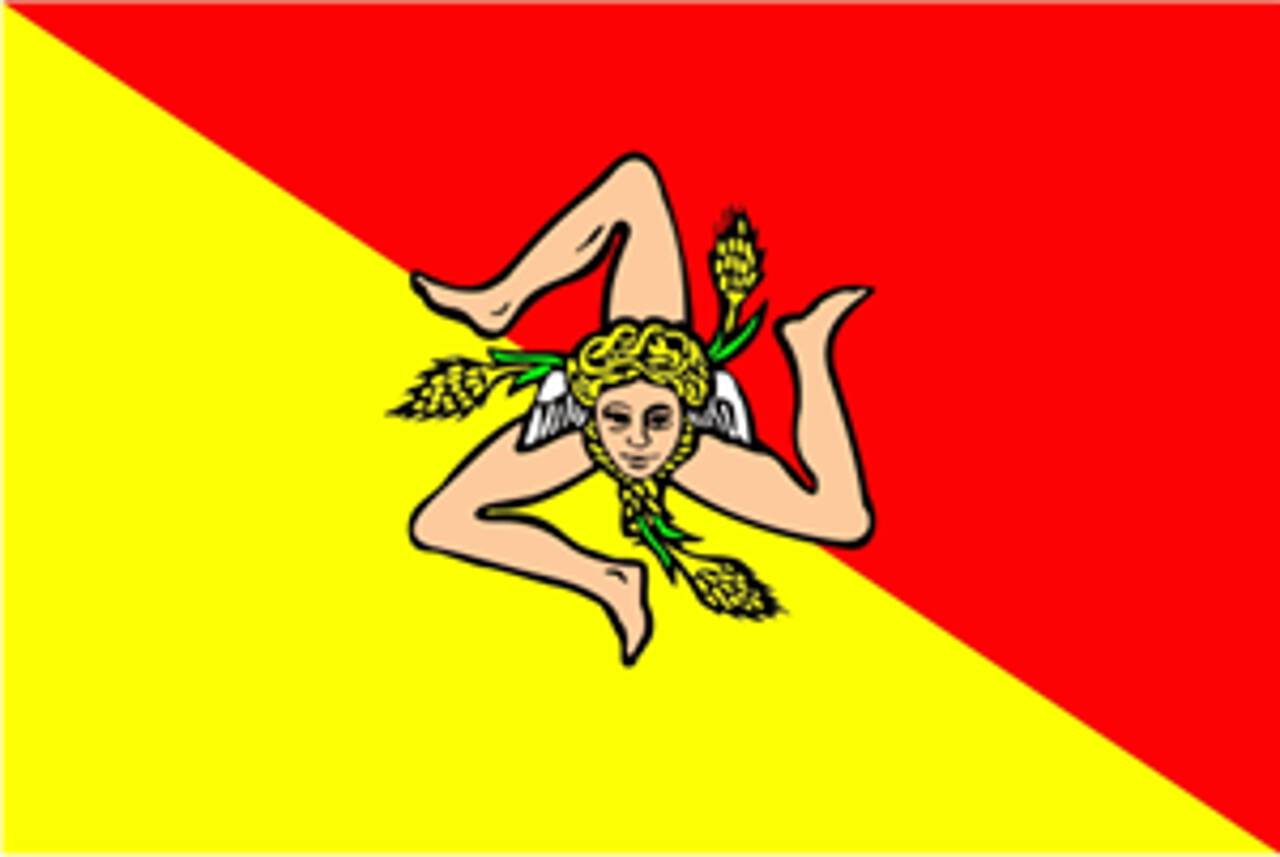Flagge Sizilien