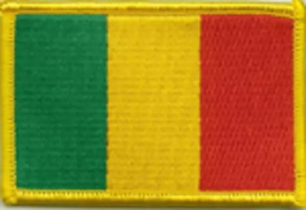 Flaggenaufnäher Mali