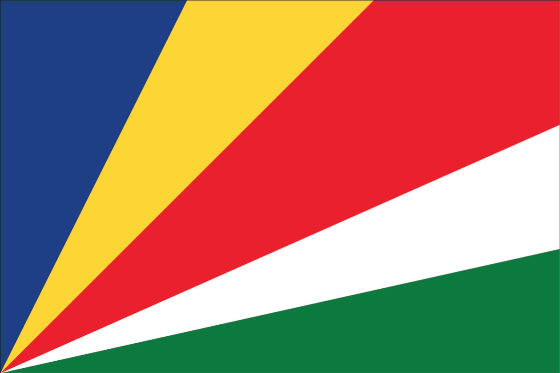 Flagge Seychellen 160 g/m² Querformat