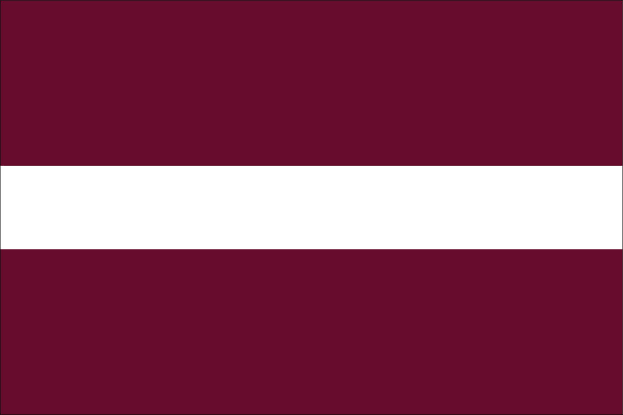 Schnäppchen: Flagge Lettland 110 g/m² Querformat. ca. 100 x 150 cm
