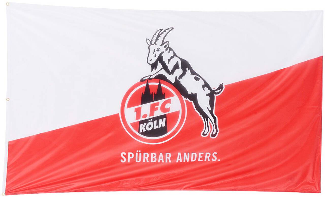 1. FC Köln Hissfahne mittel Spürbar anders