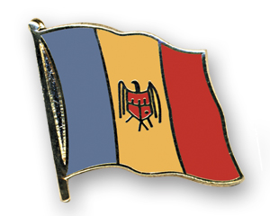 Flaggenpin Moldawien